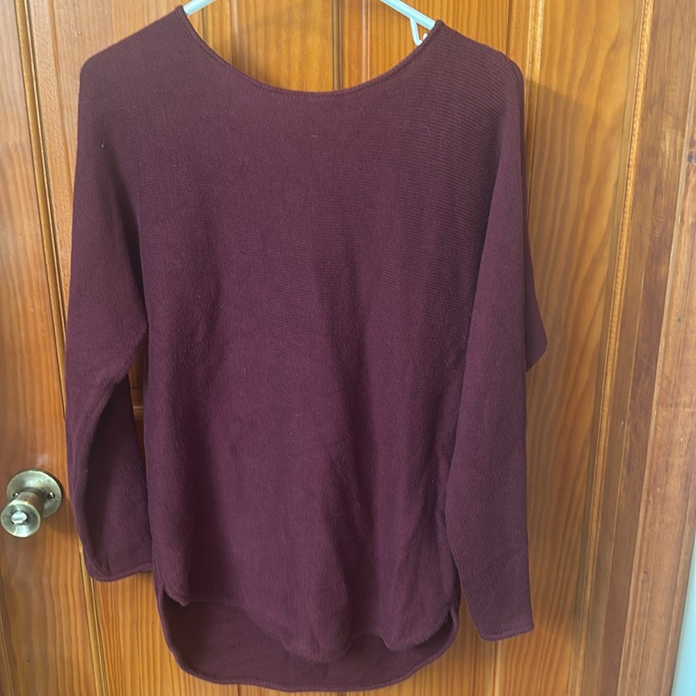 Michael Kors Burgundy Sweater size medium.
